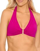 Ralph Lauren Ring Front Halter Swim Top