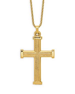 Bloomingdale's Latin Cross Pendant Necklace In 14k Yellow Gold, 20 - 100% Exclusive