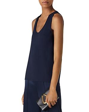 St. John Knits Satin Back Crepe Shell Top