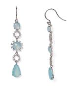 Nadri Sterling Lashout Chalcedony Linear Drop Earrings - 100% Bloomingdale's Exclusive