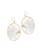 Lana Jewelry 14k Yellow Gold Small Isabella Mother-of-pearl Earrings