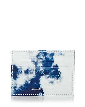Alexander Mcqueen Tie Dye Leather Card Case