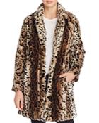 Bb Dakota Bradshaw Leopard Print Faux Fur Coat