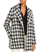 Theory Houndstooth Belted Jacket