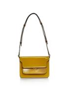 Marni Trunk Small Leather Shoulder Bag