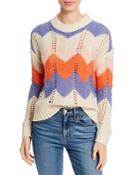 Vero Moda Zigzag Crochet Sweater