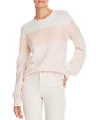 Aqua Color-block Crewneck Sweater - 100% Exclusive