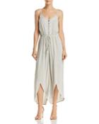 Lost + Wander Athena Embroidered Drawstring Jumpsuit