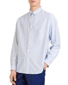 The Kooples Striped Regular Fit Oxford Button-down Shirt