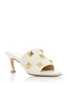 Valentino Garavani Women's Quilted High Heel Slide Sandals