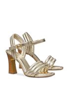 Tory Burch Women's Puffed Up Square Tow Puffy Strap High Heel Sandals