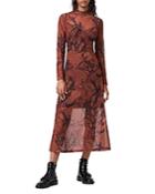 Allsaints Pink Hanna Nolina Dress