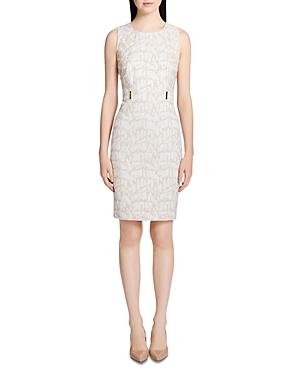 Calvin Klein Jacquard Sheath Dress
