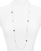 Nadri Sterling Silver & Mother-of-pearl Station Necklace, 36