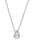Bloomingdale's Diamond Teardrop Pendant Necklace In 14k White Gold, 0.33 Ct. T.w. - 100% Exclusive