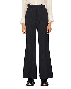 Sandro Gregor Wide Leg Pants
