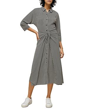 Whistles Stripe Selma Tie Dress