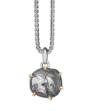 David Yurman Sterling Silver & 18k Yellow Gold Zodiac Gemini Amulet Enhancer