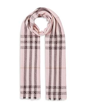 Burberry Giant Check Wool & Silk Scarf