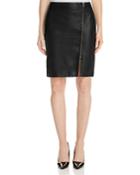 Cupcakes And Cashmere Emmett Faux Leather Pencil Skirt