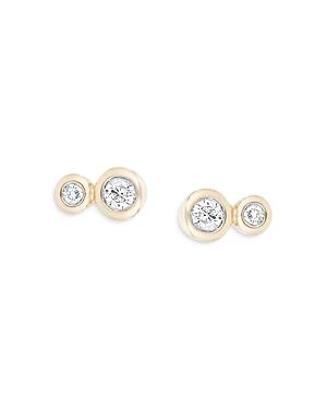 Adina Reyter 14k Yellow Gold Diamond Barnacles Stud Earrings