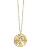 Bloomingdale's Religious Medallion Necklace In 14k Yellow Gold, 18 - 100% Exclusive