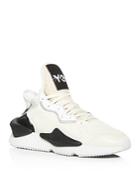 Y-3 Men's Kaiwa Leather Lace-up Sneakers