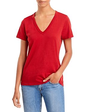 Rag & Bone V-neck Organic Cotton Tee