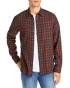 Vince Slim Fit Canyon Shadow Plaid Button Front Shirt