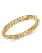 Bloomingdale's 14k Yellow Gold Twisted Bangle Bracelet - 100% Exclusive