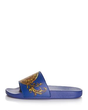 Versace Jeans Couture Men's Gummy Sun Baroque Slide Sandals
