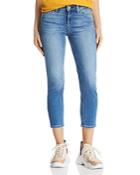 Paige Skyline Crop Skinny Jeans In Renzo - 100% Exclusive