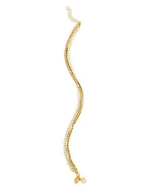 Argento Vivo Triple Rope Chain, Flat Chain And Open Link Bracelet