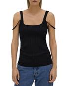 Helmut Lang Ribbed Double Strap Tank