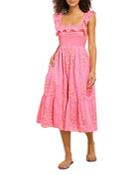 Vineyard Vines Smocked Midi Dress