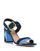Tory Burch Palermo Color Block Ankle Strap Sandals