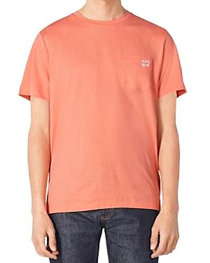 A.p.c. Andrew Cotton Logo Graphic Pocket Tee