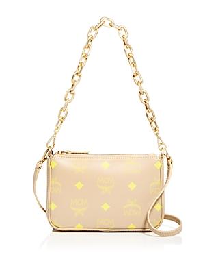 Mcm Color Splash Logo Monogram Crossbody