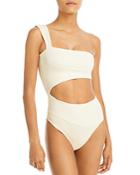 Haight Ribbed Cutout One Piece Swimsuit