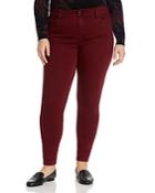 Liverpool Los Angeles Plus Abby Skinny Jeans In Oxblood