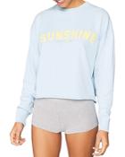 Spiritual Gangster Sunshine Mazzy Crop Pullover Sweatshirt
