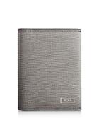 Tumi Monaco Leather Gusseted Card Case With Id