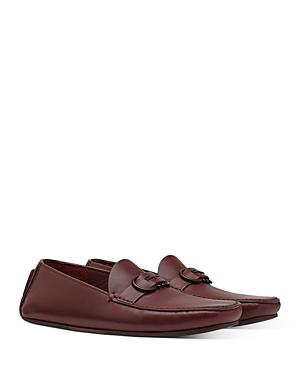 Salvatore Ferragamo Gancini Square Toe Drivers