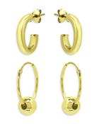 Aqua Huggie Hoop Earrings In 18k Gold Plated Sterling Silver, Set Of 2 - 100% Exclusive