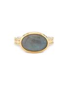 Anna Beck Oval Ring In 18k Gold-plated Sterling Silver