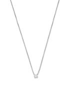 Bloomingdale's Certified Diamond Solitaire Pendant Necklace In 14k White Gold, 0.20 Ct. T.w. - 100% Exclusive