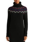 Lauren Ralph Lauren Fair Isle Turtleneck Sweater Dress