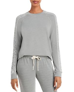 Monrow Bandana Raglan Sweatshirt