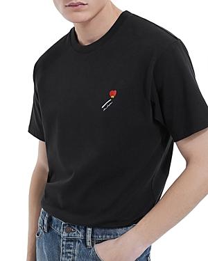 The Kooples Embroidered Heart Tee