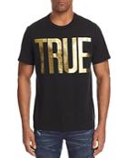 True Religion Gold Foil Logo Tee